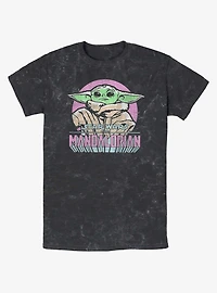 Star Wars The Mandalorian Mandalorian Child Mineral Wash T-Shirt