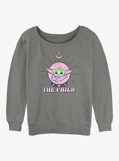 Star Wars The Mandalorian The Child Orb Girls Slouchy Sweatshirt
