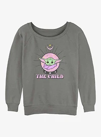 Star Wars The Mandalorian The Child Orb Girls Slouchy Sweatshirt