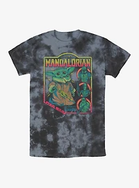 Star Wars The Mandalorian Child Poster Tie-Dye T-Shirt