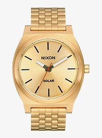 Nixon Time Teller Solar All Gold x Black Watch