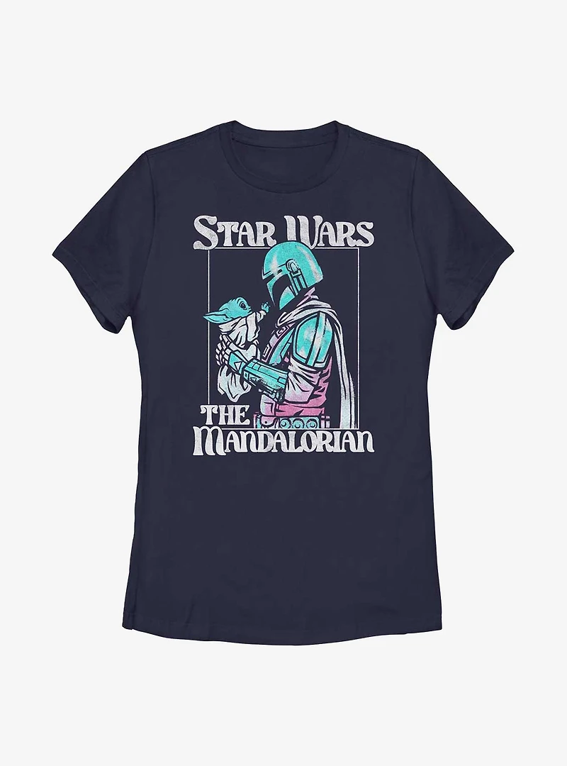 Star Wars The Mandalorian Soft Pop Mando Womens T-Shirt