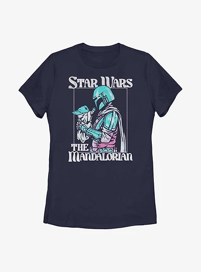 Star Wars The Mandalorian Soft Pop Mando Womens T-Shirt