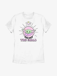 Star Wars The Mandalorian Child Orb Womens T-Shirt