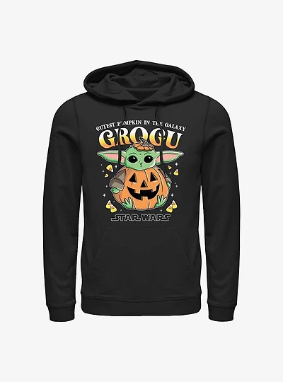 Star Wars The Mandalorian Pumpkin Grogu Hoodie