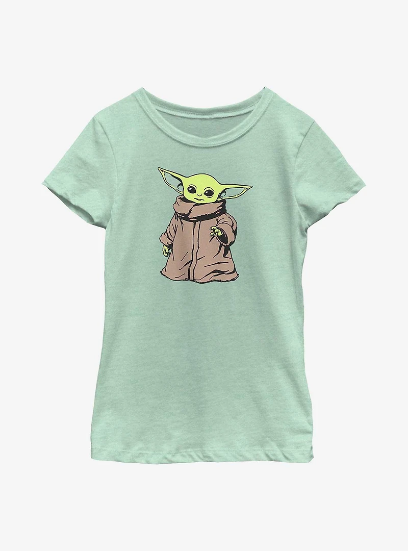 Star Wars The Mandalorian Grogu Force Youth Girls T-Shirt
