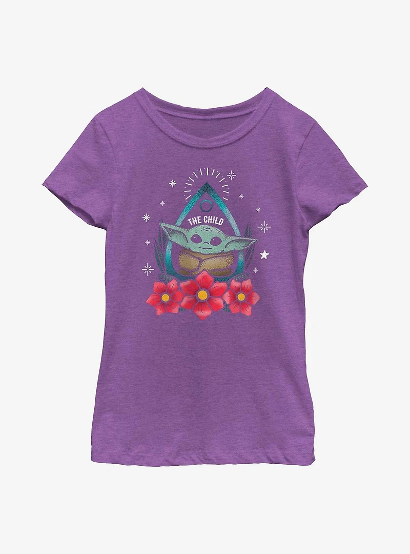 Star Wars The Mandalorian Child Planchette Youth Girls T-Shirt