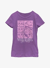 Star Wars The Mandalorian Grogu Poster Youth Girls T-Shirt