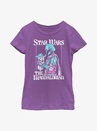 Star Wars The Mandalorian Soft Pop Mando Youth Girls T-Shirt