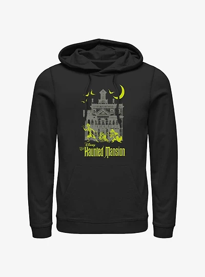 Disney Haunted Mansion Moon Night Hitchhike Hoodie