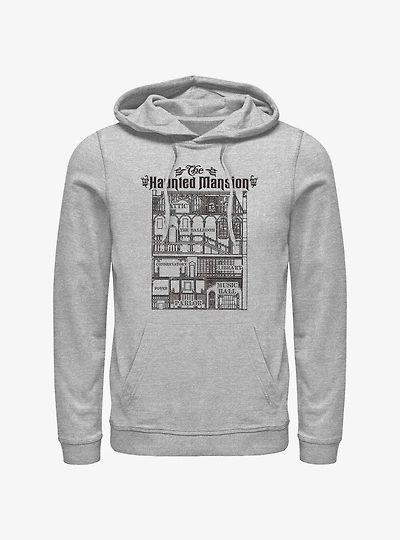 Disney Haunted Mansion Blueprint Hoodie