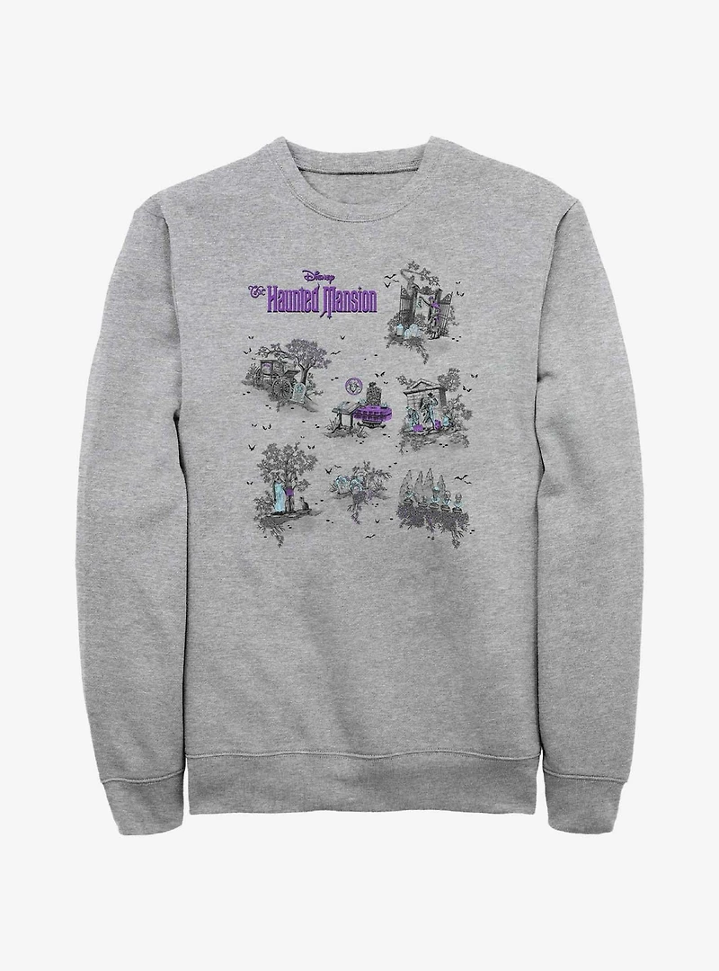 Disney Haunted Mansion Map Sweatshirt