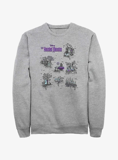 Disney Haunted Mansion Map Sweatshirt