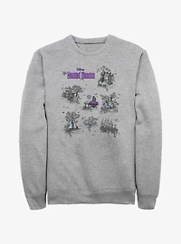 Disney Haunted Mansion Map Sweatshirt