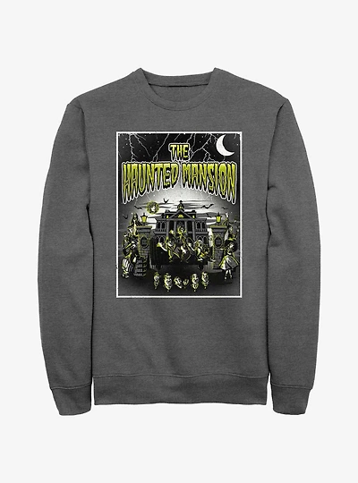 Disney Haunted Mansion Horror Mansion Poster Sweatshirt Hot Topic Web Exclusive