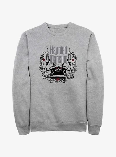 Disney Haunted Mansion Gargoyle With Candles Sweatshirt