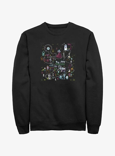 Disney Haunted Mansion Map Sweatshirt