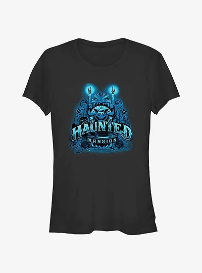 Disney Haunted Mansion Haunted Gargoyle Candles Girls T-Shirt