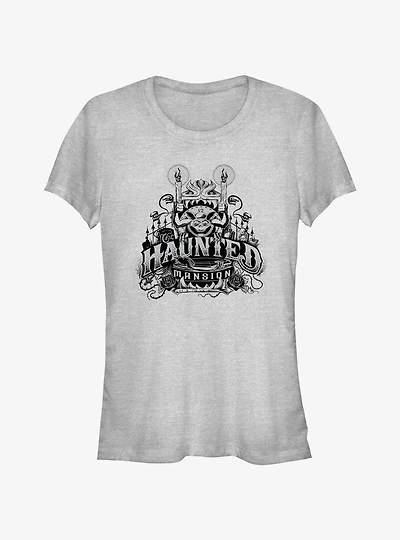 Disney Haunted Mansion Haunted Gargoyle Candles Girls T-Shirt