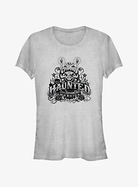 Disney Haunted Mansion Haunted Gargoyle Candles Girls T-Shirt