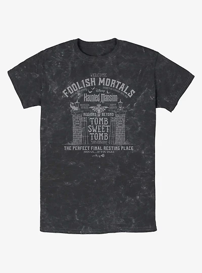 Disney Haunted Mansion Tomb Sweet Tomb Mineral Wash T-Shirt