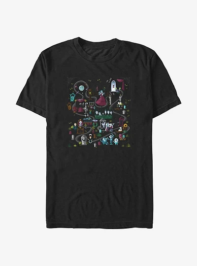 Disney Haunted Mansion Map T-Shirt