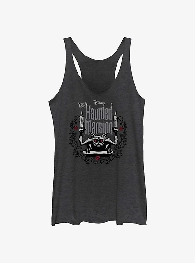 Disney Haunted Mansion Gargoyle With Candles Girls Tank