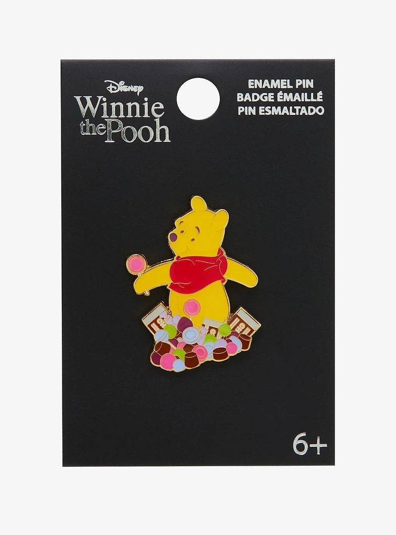 Loungefly Disney Winnie the Pooh Candy Pile Enamel Pin - BoxLunch Exclusive