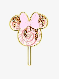 Loungefly Disney Minnie Mouse Pink Lollipop Enamel Pin - BoxLunch Exclusive