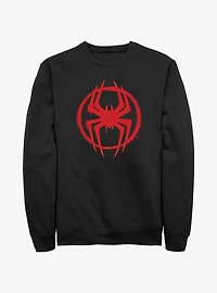 Marvel Spider-Man Spray Circle Symbol Sweatshirt