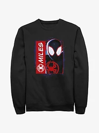 Marvel Spider-Man Miles Morales Simple Comic Sweatshirt