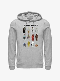 Star Wars Action Figures Hoodie