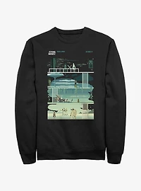 Star Wars: The Empire Strikes Back 8-Bit Sweatshirt