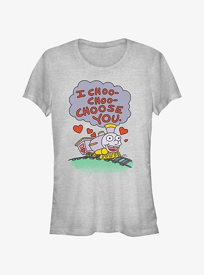 Simpsons Choo-Choose You Girls T-Shirt