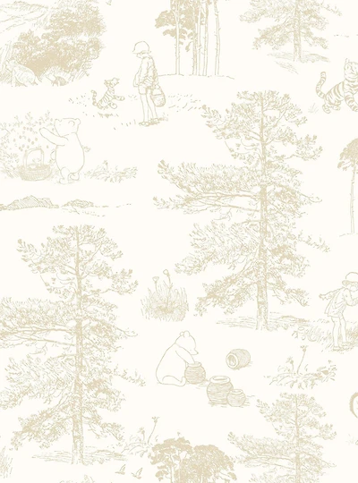 Winnie The Pooh The Hundred Acre Wood Peel & Stick Wallpaper