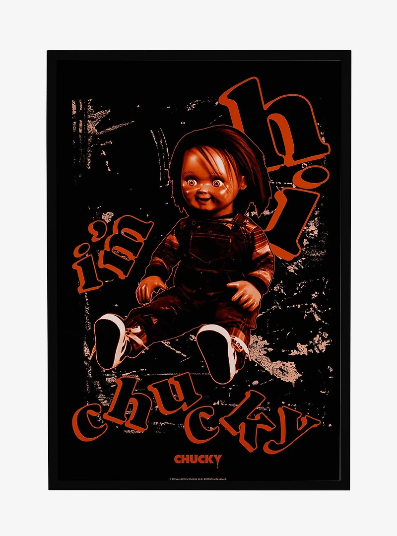 Chucky TV Series Hi I'm Chucky Framed Poster