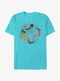 Disney The Little Mermaid Live Action Sisters Dance Beneath The Waves Extra Soft T-Shirt
