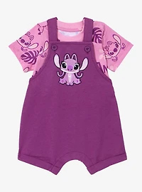 Disney Lilo & Stitch Angel Infant T-Shirt and Overall Set - BoxLunch Exclusive