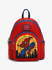 Loungefly Marvel Spider-Man Stained Glass Mini Backpack — BoxLunch Exclusive