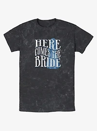 Disney Haunted Mansion Here Comes The Ghost Bride Mineral Wash T-Shirt