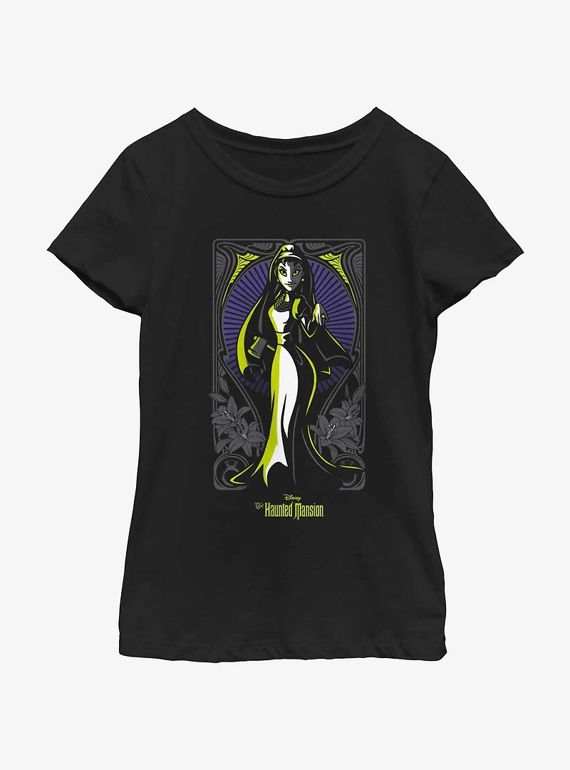 Disney Haunted Mansion Bride Portrait Nouveau Youth Girls T-Shirt