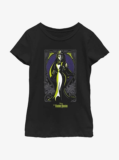 Disney Haunted Mansion Bride Portrait Nouveau Youth Girls T-Shirt