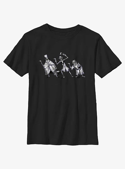 Disney Haunted Mansion Hitchhiking Ghosts Youth T-Shirt