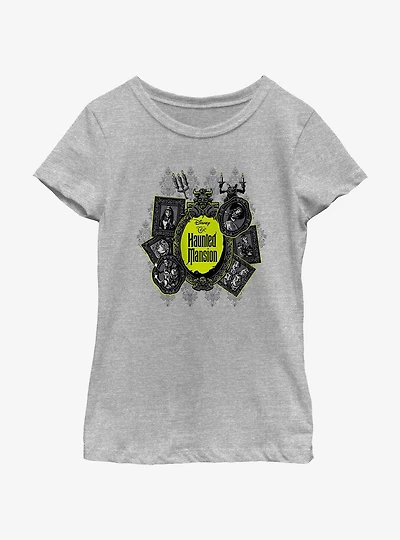 Disney Haunted Mansion Resident Portraits Youth Girls T-Shirt