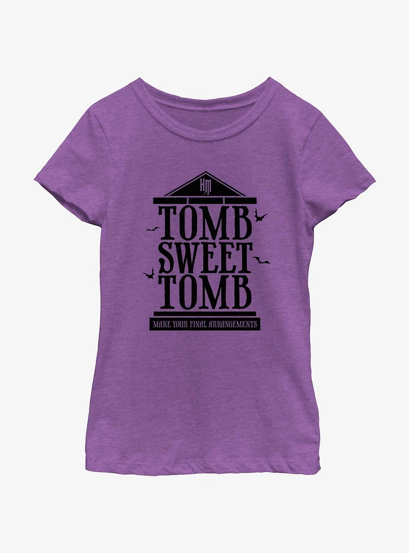 Disney Haunted Mansion Make Your Final Arrangements Youth Girls T-Shirt