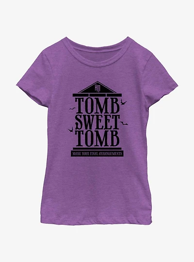Disney Haunted Mansion Make Your Final Arrangements Youth Girls T-Shirt