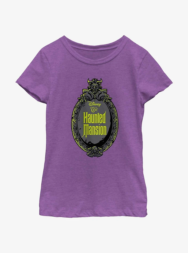 Disney Haunted Mansion Mirror Youth Girls T-Shirt