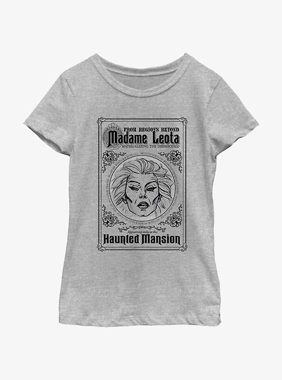 Disney Haunted Mansion Madame Leota Poster Youth Girls T-Shirt