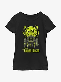 Disney Haunted Mansion Leota Toombs Crystal Ball Talking Heads Youth Girls T-Shirt
