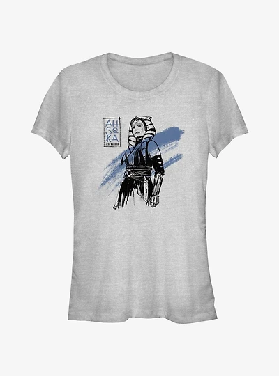 Star Wars Ahsoka Inky Ahsoka Girls T-Shirt